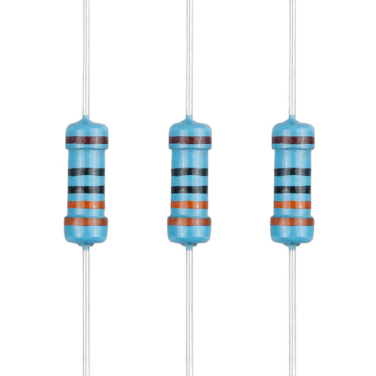 EDGELEC 100pcs 330 ohm Resistor 1/2w (0.5Watt) ±1% Tolerance Metal Film Fixed Resistor, Multiple Values of Resistance Optional