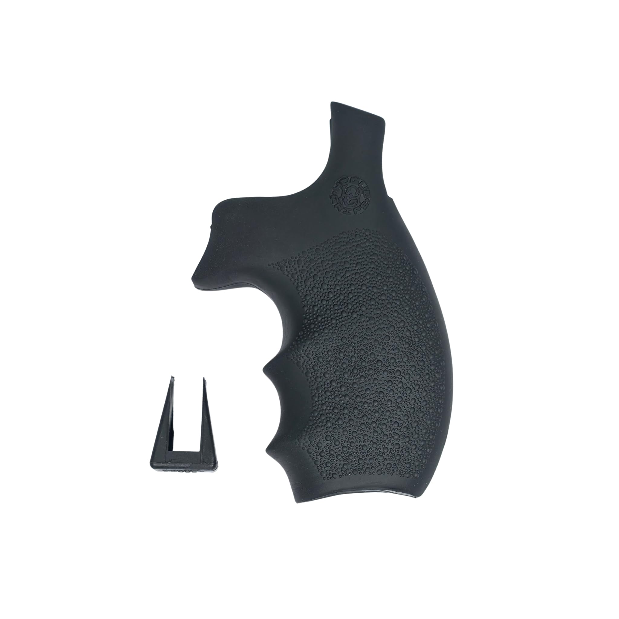 Hogue 62000 S&W Kl Frame Round Butt Rubber Bantam Style Grip Black