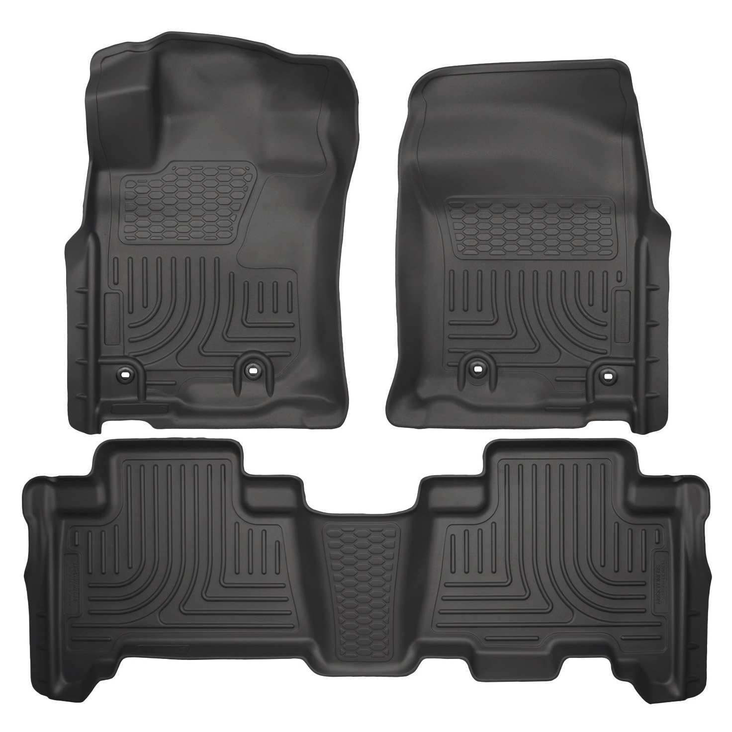 Husky 99571 Front/2nd Seat Floor Liners For 13-2020 4Runner/ 14-19 Gx460