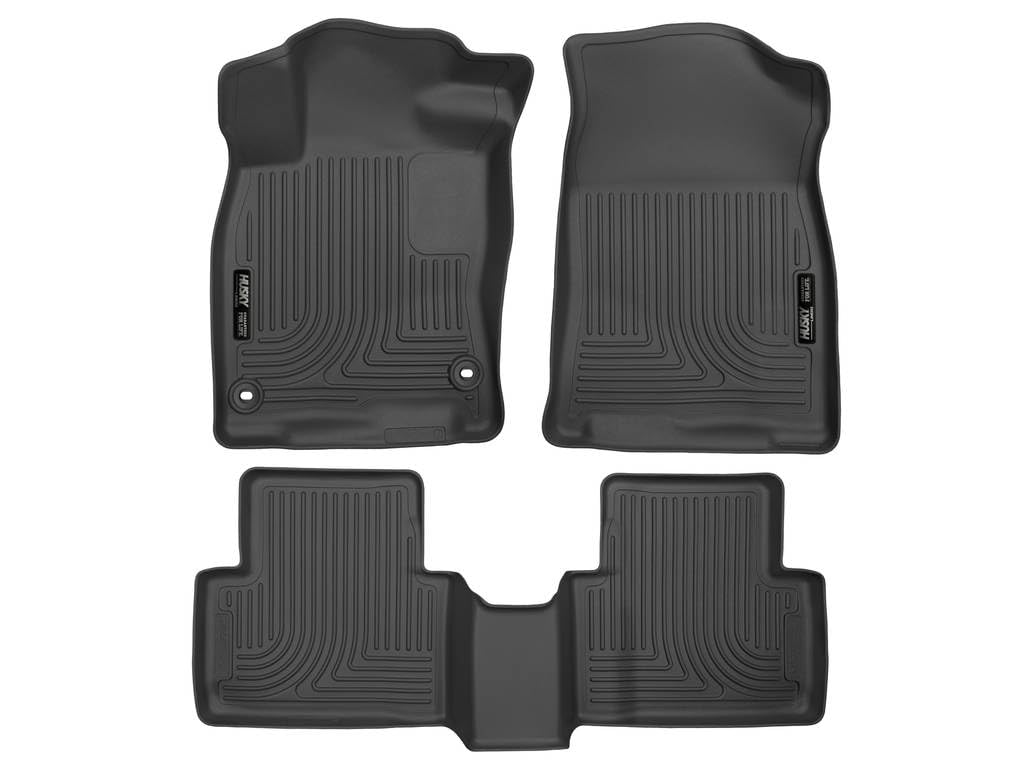 Husky 98461 Front/2nd Seat Floor Liners For 2016-2020 Civic Coupe/Civic Sedan