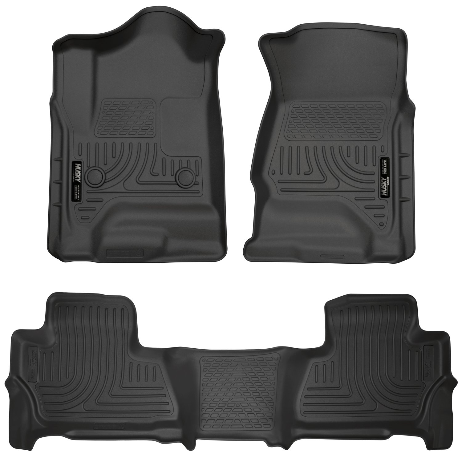 Husky 99211 Front/2nd Seat Floor Liners For 15-2020 Suburban/Yukon Xl