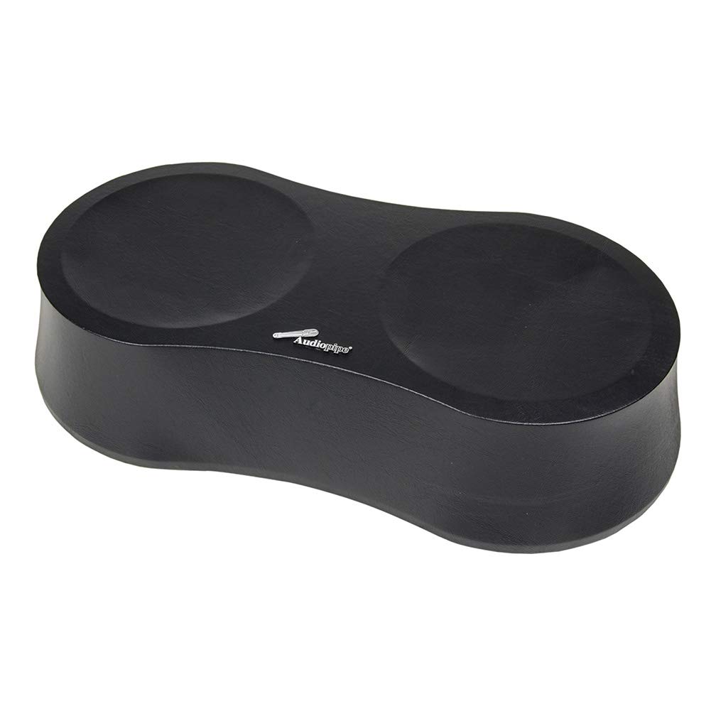 Audiopipe ISPODWD280BLK Dual 8 Speaker Pod with Black Vinyl Cover (Each)