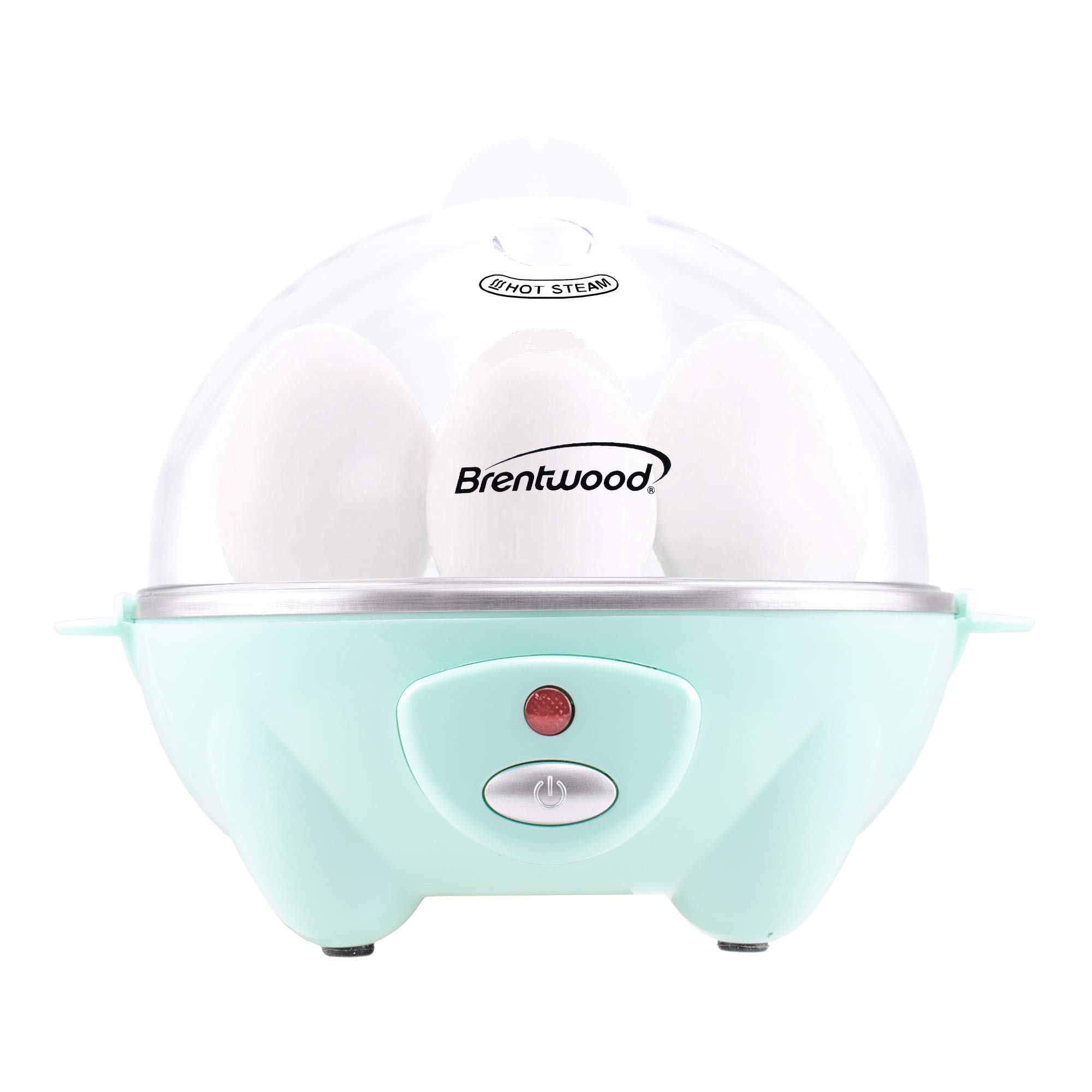 Brentwood Appliances TS-1045BL Electric Egg Cooker w/Auto Shutoff (Blue)