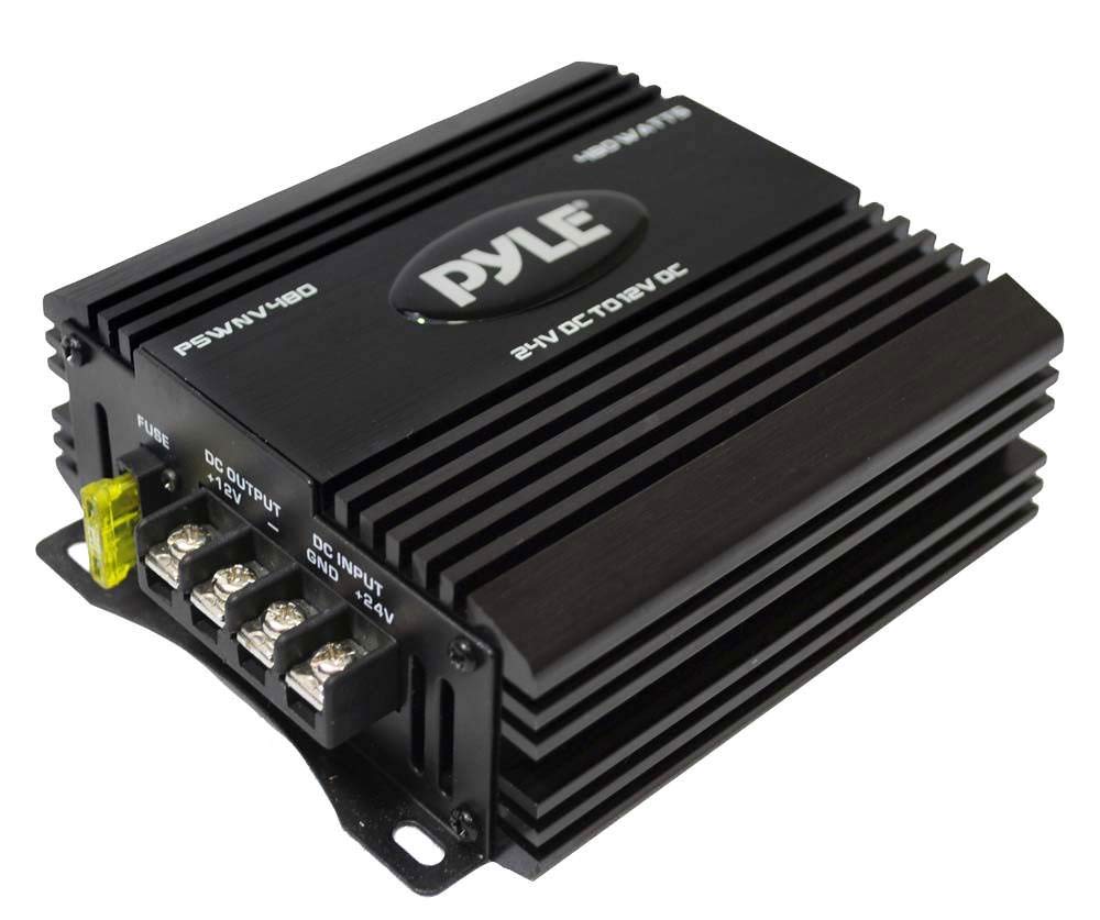 Pyle PSWNV480 24V DC to 12V DC 480W Power Converter
