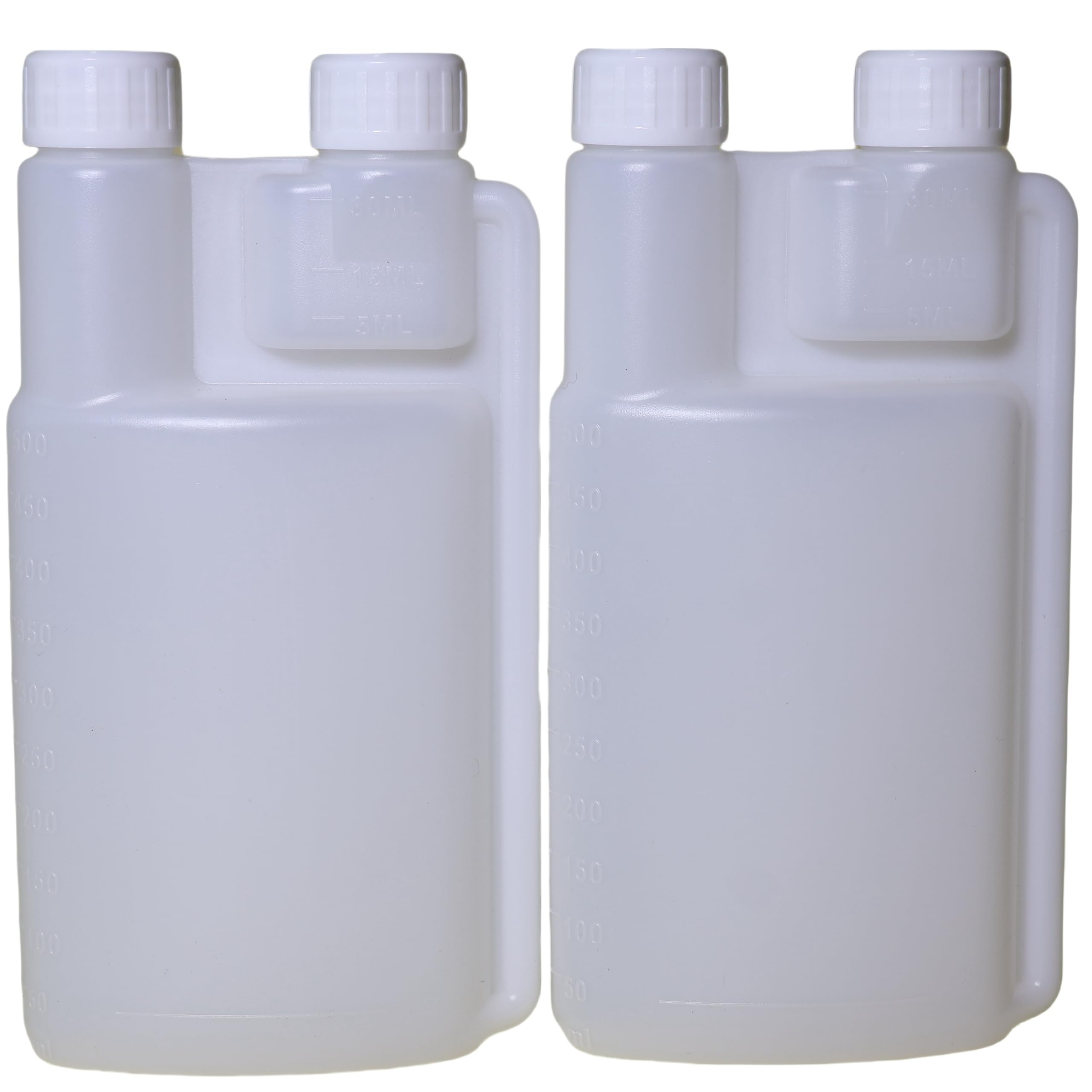 FAQQI 2 Pack Standard Squeeze Shot Bottle with 16oz Measuring Bottle and 1oz Flask Built-in | Plastic Flask with Shot Glasses built in and Flask Tumbler Shot Holder for Liquor, Travel, Outdoor