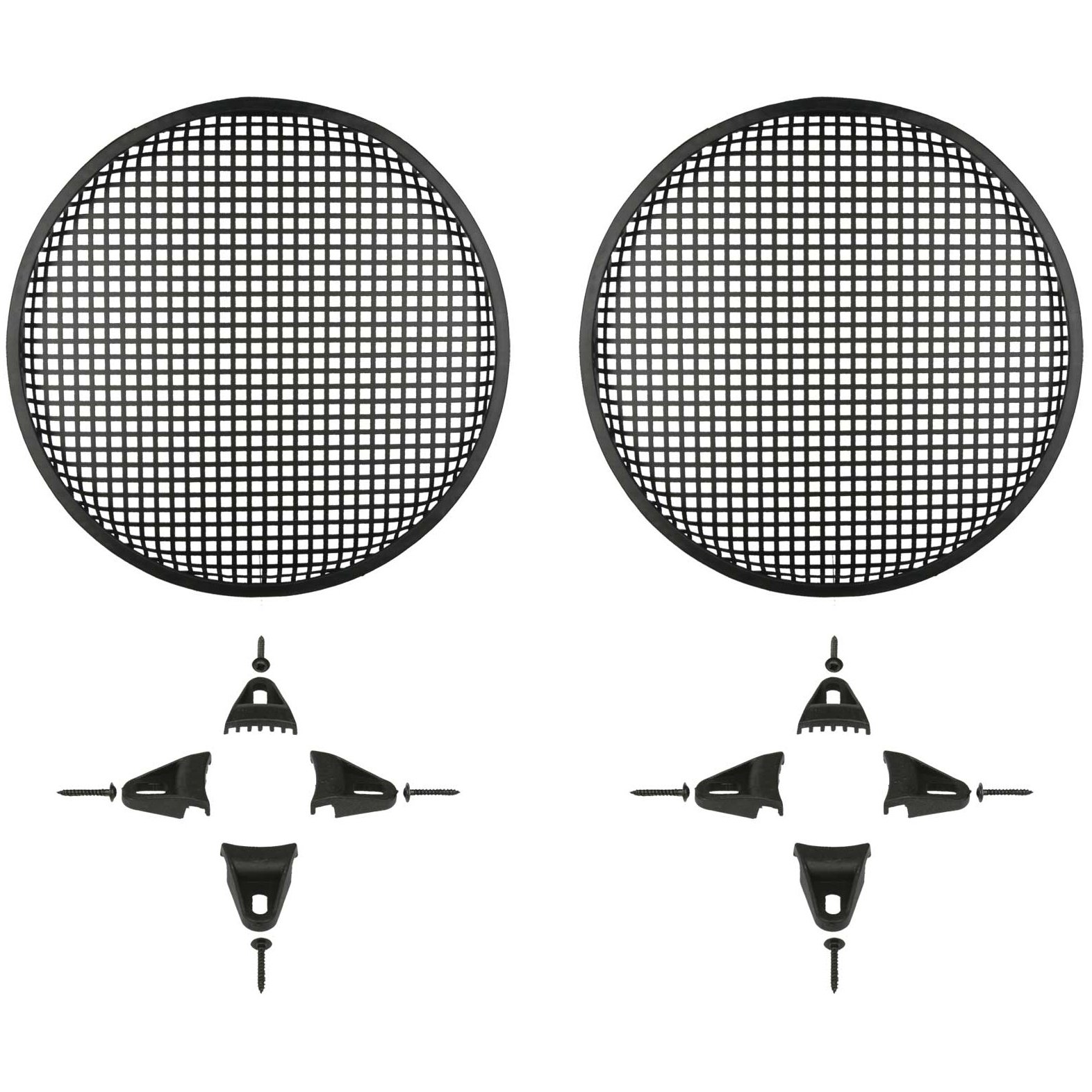 Nippon GR10 10 Clipless Black Waffle Woofer Grill
