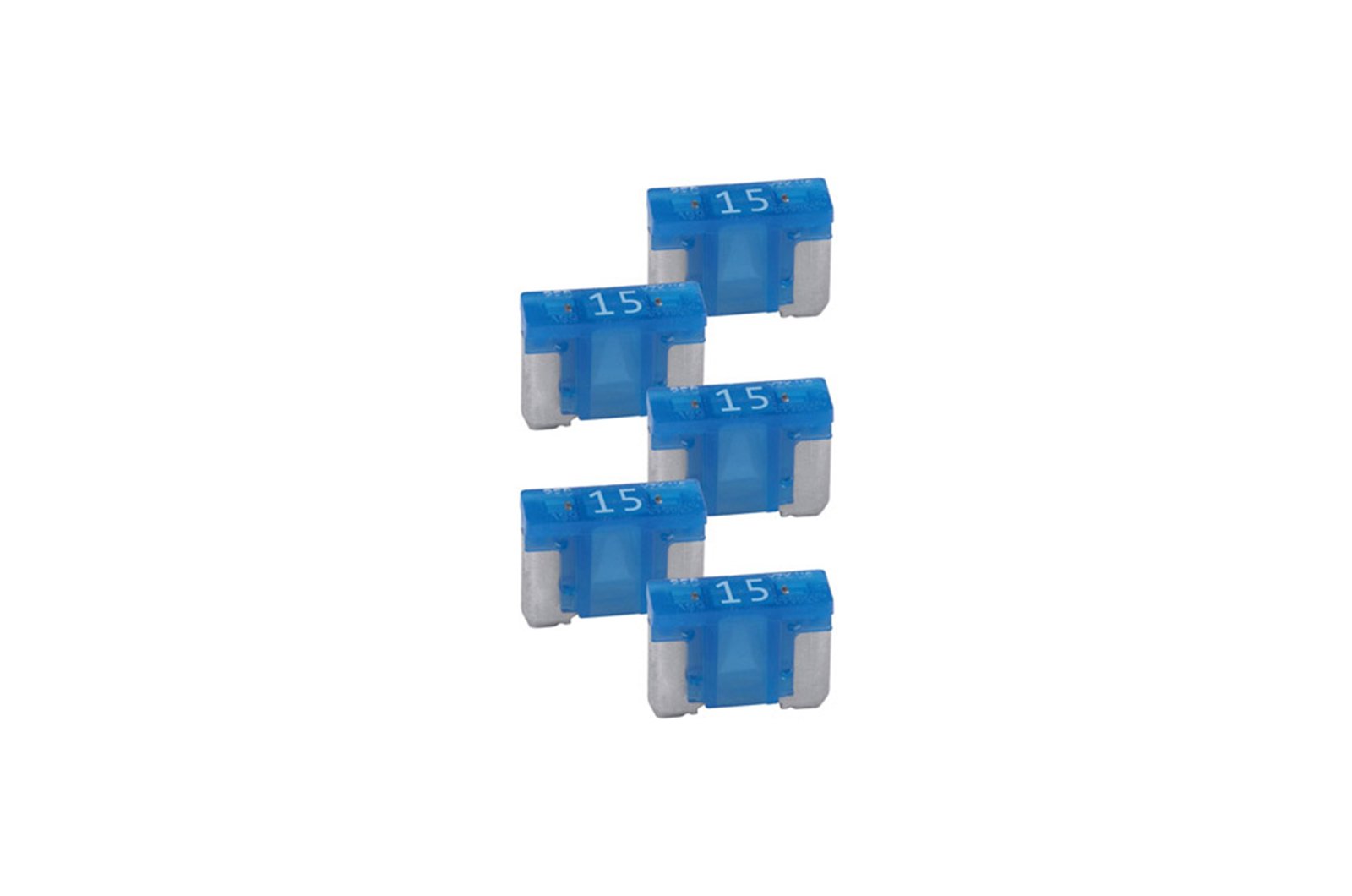 Audiopipe ATMLPM15A 15A Low Profile Mini Fuse 25 Pack