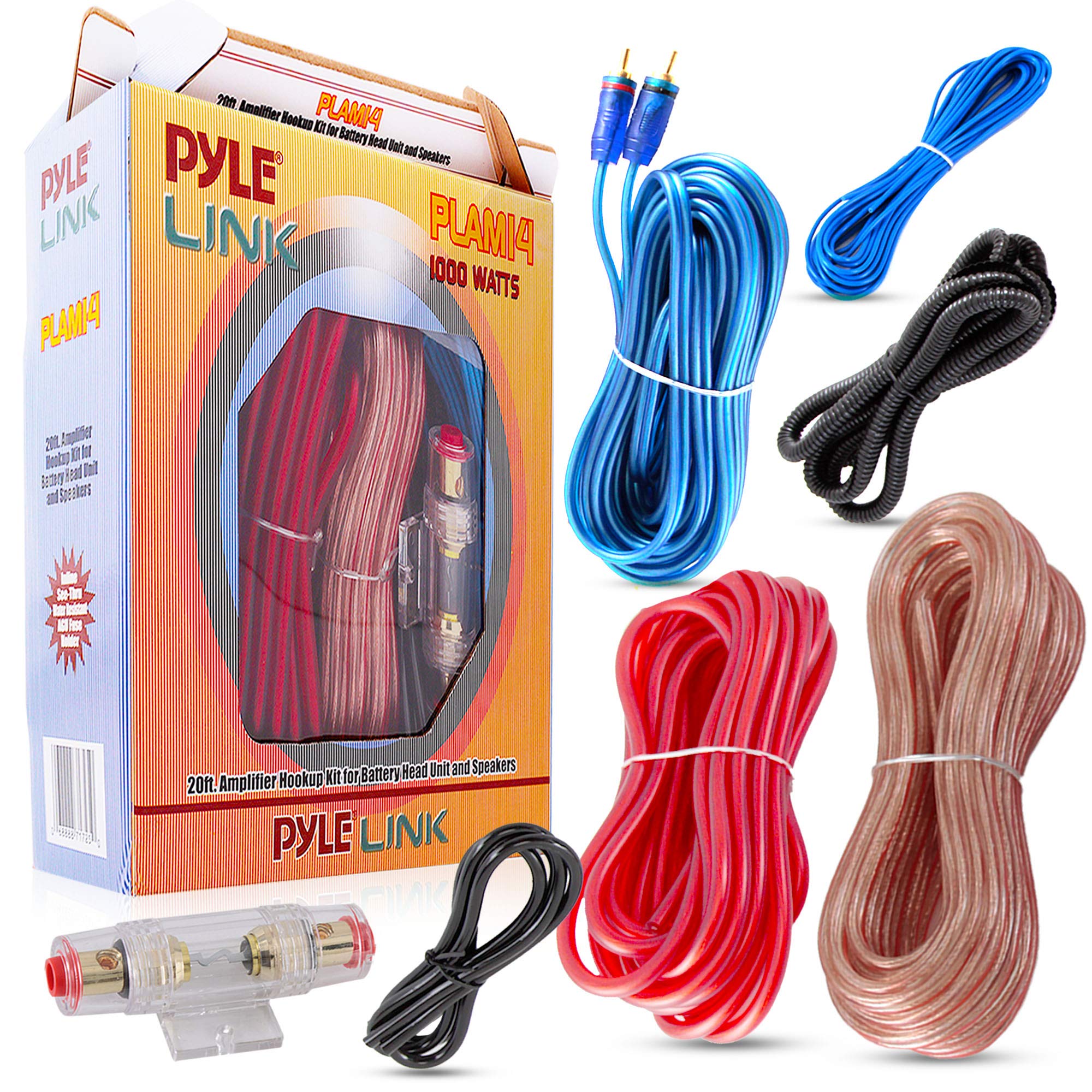 Pyle PLAM14 8 Gauge 1000 Watt Amplifier Install Kit