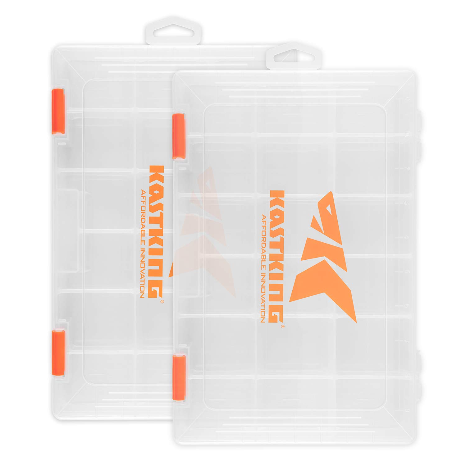 KastKing Utility Tackle Boxes, 3600 2 Pack Fishing Tackle Trays Organizer