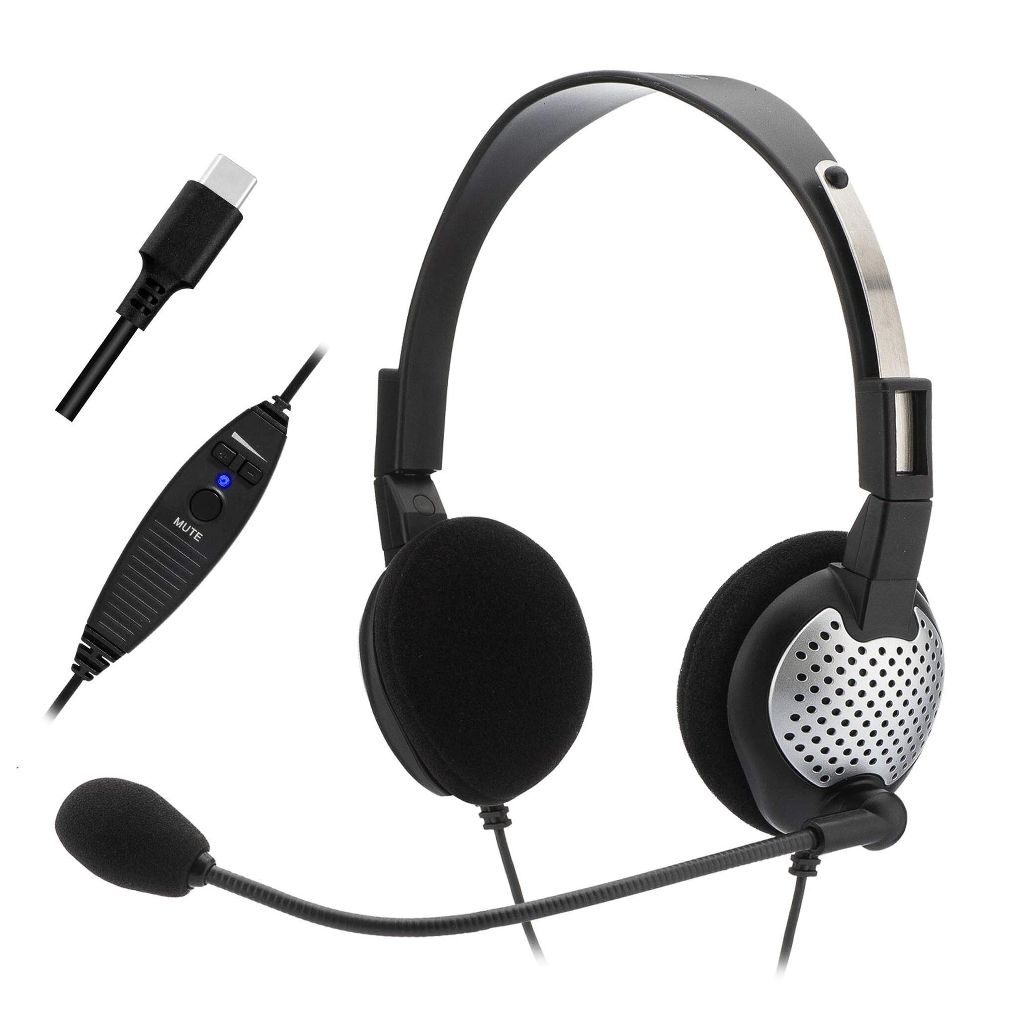 Andrea communications NC185VMUSB High Quality Digital Stereo USB Headset